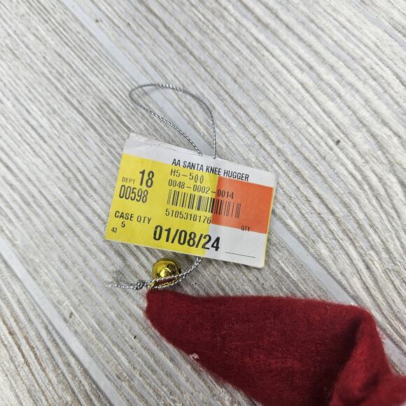 Mr Christmas Knee‎ Hugger Elf Santa 2024 African American Grey Beard - Picture 6 of 6